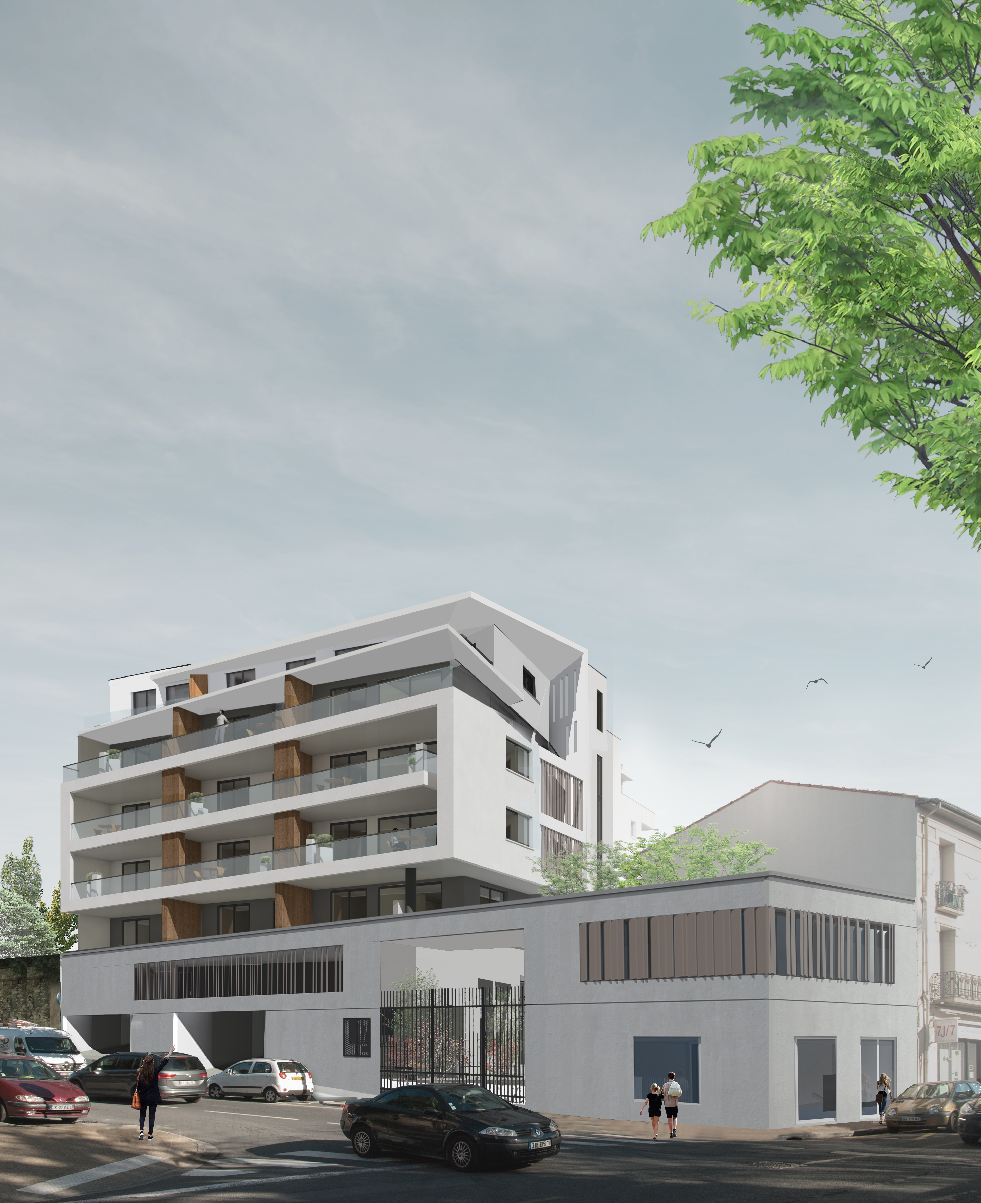le 17
architecture 
béziers
agence rolland & associés 
herault
logement
promotion
appartement
projet 
architecte
